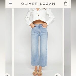 Oliver Logan Aberdeen High Rise Crop Jean
